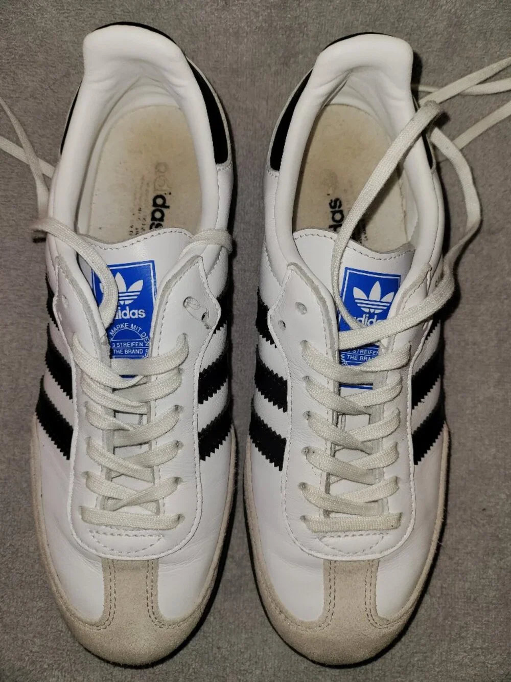 Adidas Samba OG White Black Gum Sneakers IE3675 Youth Big Kids Size 5.5 (#1781)